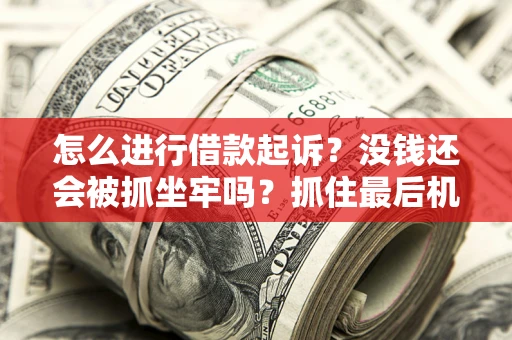 济南怎么进行借款起诉？没钱还会被抓坐牢吗？抓住最后机会！