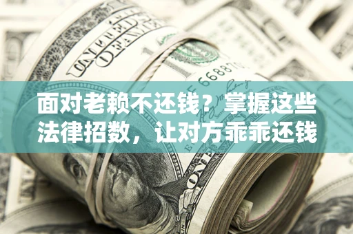 济南面对老赖不还钱?掌握这些法律招数,让对方乖乖还钱! 济南面对老赖不还钱?掌握这些法律招数,让对方乖乖还钱!