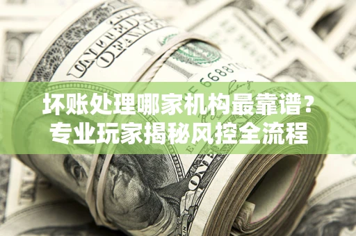 济南坏账处理哪家机构最靠谱？专业玩家揭秘风控全流程