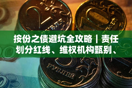 济南按份之债避坑全攻略｜责任划分红线、维权机构甄别、纠纷处理全流程拆解
