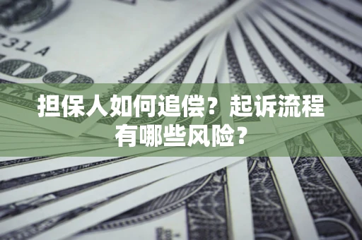 济南担保人如何追偿？起诉流程有哪些风险？