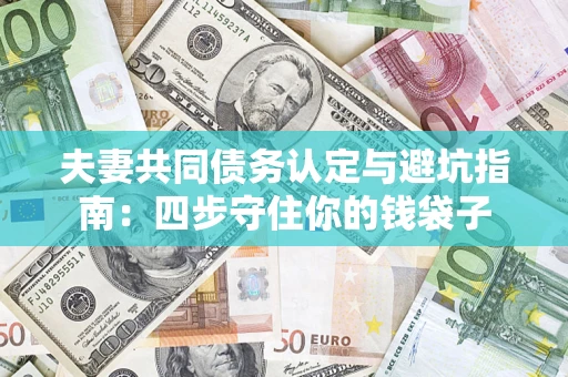 济南夫妻共同债务认定与避坑指南：四步守住你的钱袋子