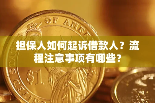 济南担保人如何起诉借款人？流程注意事项有哪些？